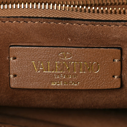 Valentino Garavani Cashmere Large Roman Stud Shoulder Bag Beige 6 of 8
