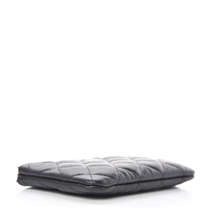Chanel Caviar Quilted Small Cosmetic Case Black 4 of 8