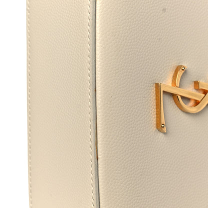 Saint Laurent Grain De Poudre Small Classic Monogram Camera Bag White 12 of 12
