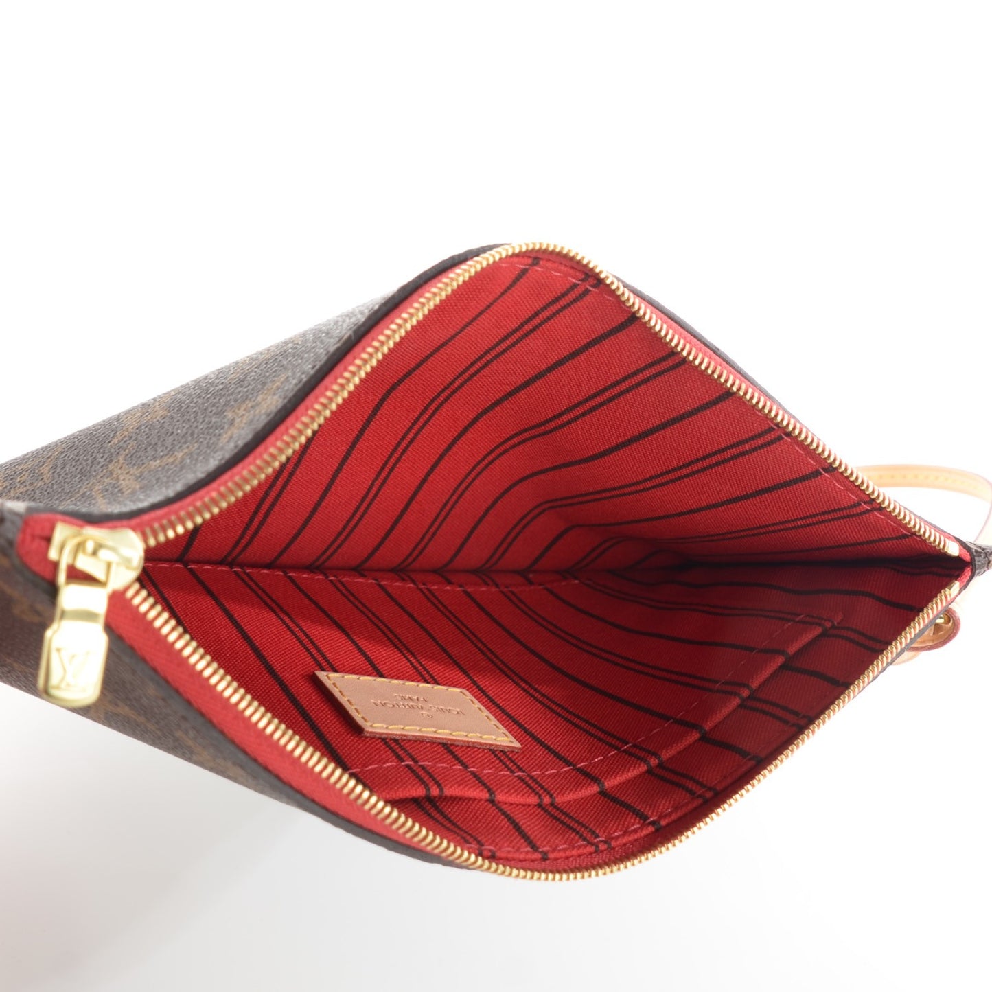 Monogram Neverfull MM GM Pochette Cherry
