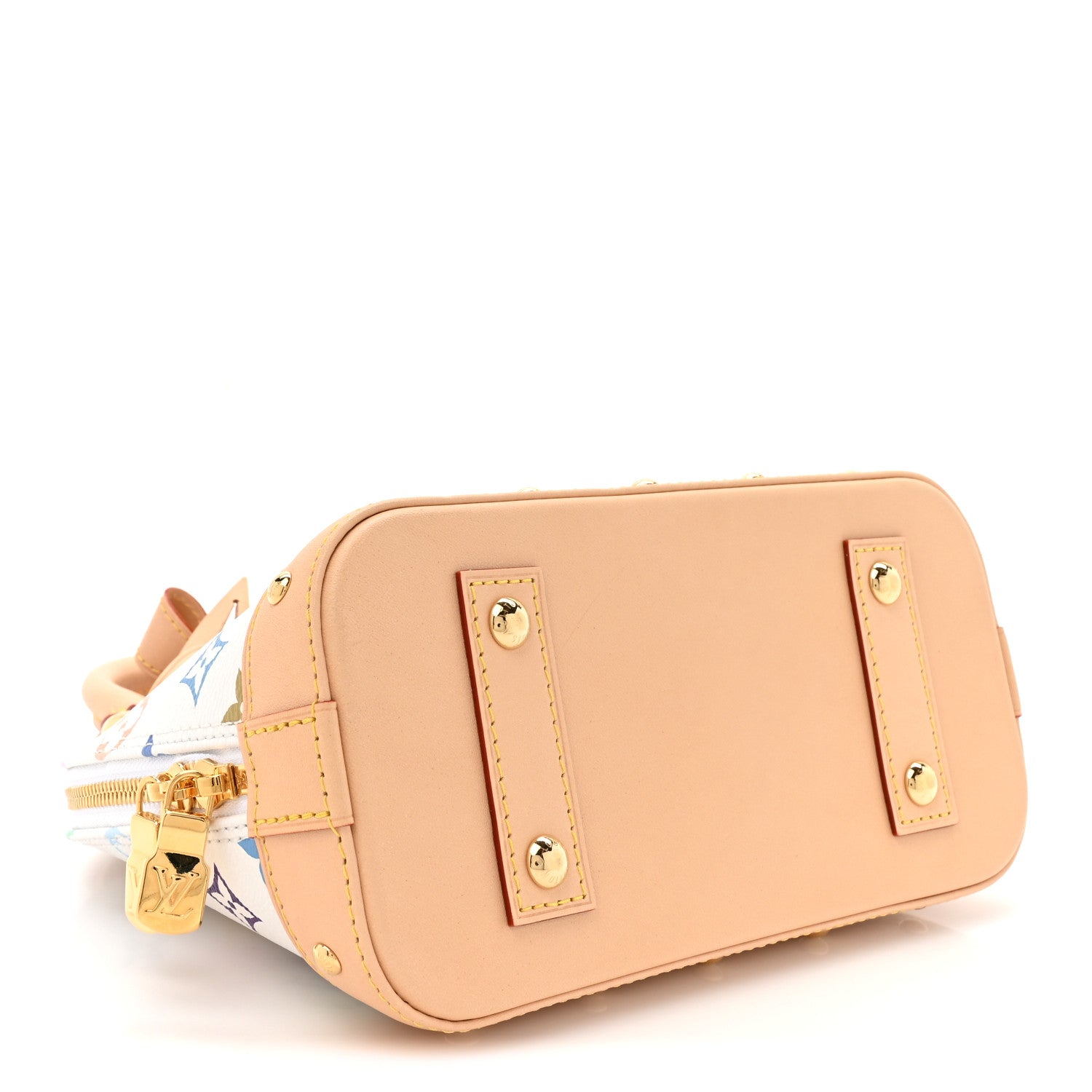 Louis Vuitton LV x TM Monogram Multicolor Alma BB White 3 of 8