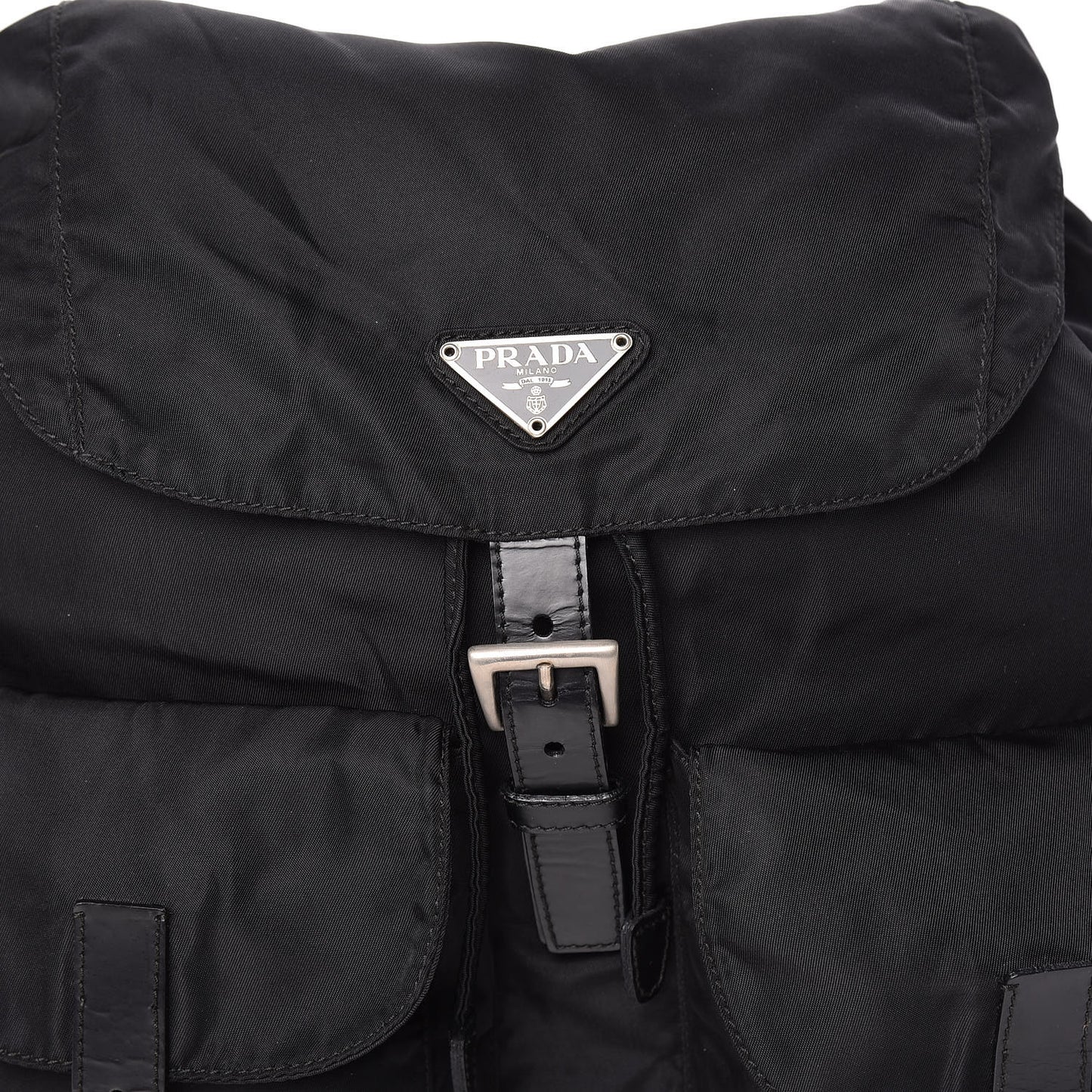 Nylon Vela Medium Backpack Black