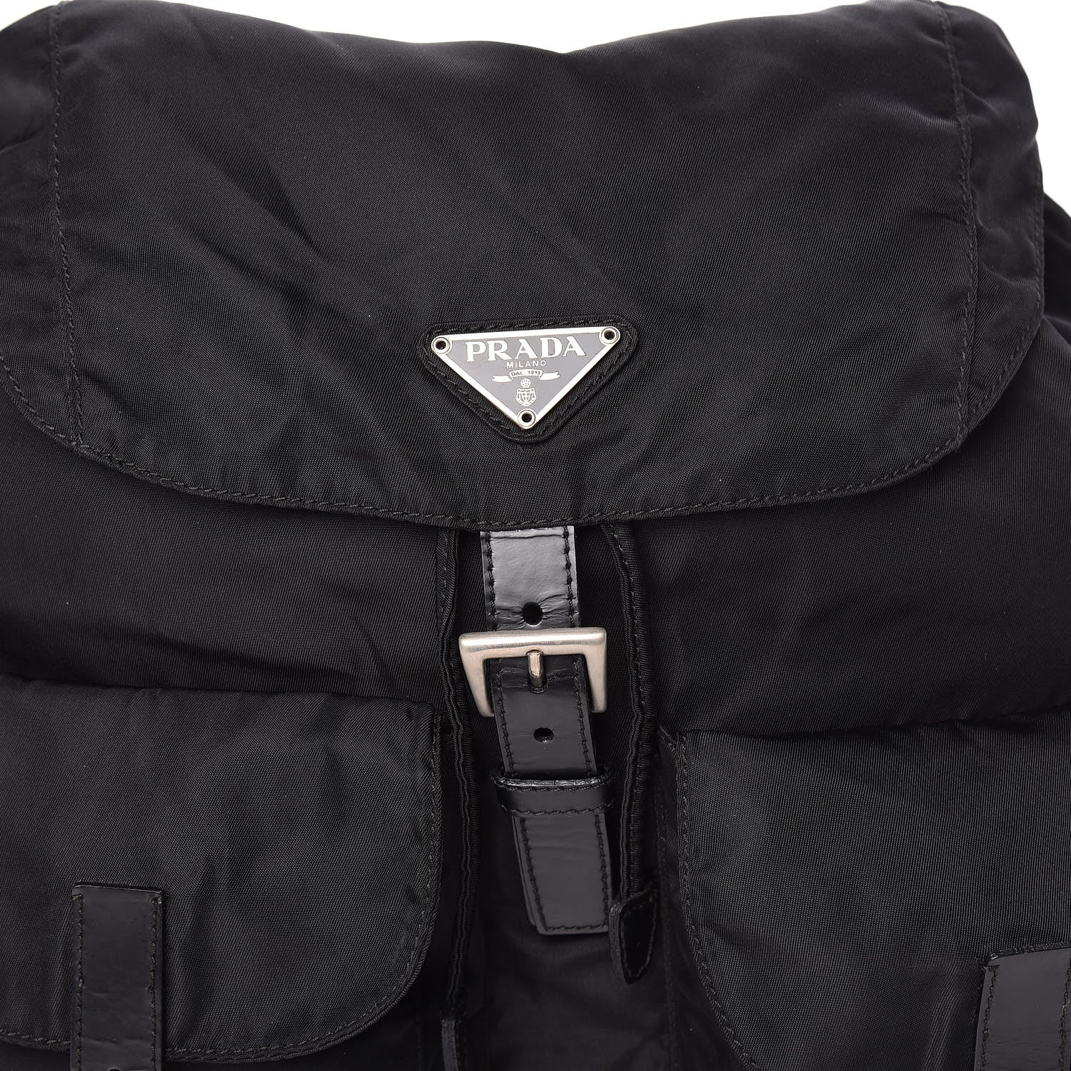 Prada Nylon Vela Medium Backpack Black 17 of 17