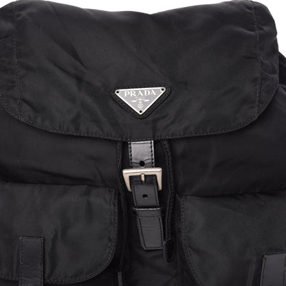 Prada Nylon Vela Medium Backpack Black 17 of 17