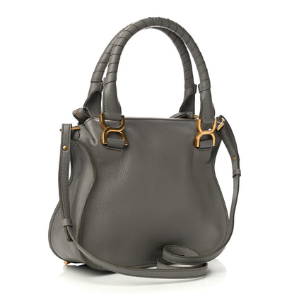Chloe Calfskin Small Marcie Satchel Cashmere Grey 3 of 10