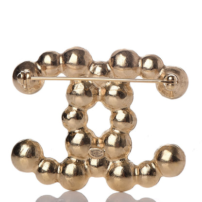 Chanel Pearl CC Brooch Gold 5 of 6