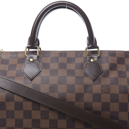 Louis Vuitton Damier Ebene Speedy Bandouliere 30 12 of 12