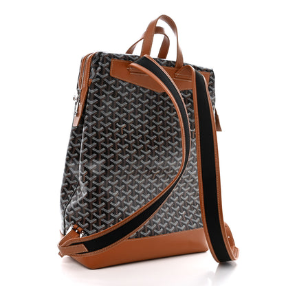 Goyard Goyardine Calfskin Cisalpin Backpack Black Gold 3 of 9