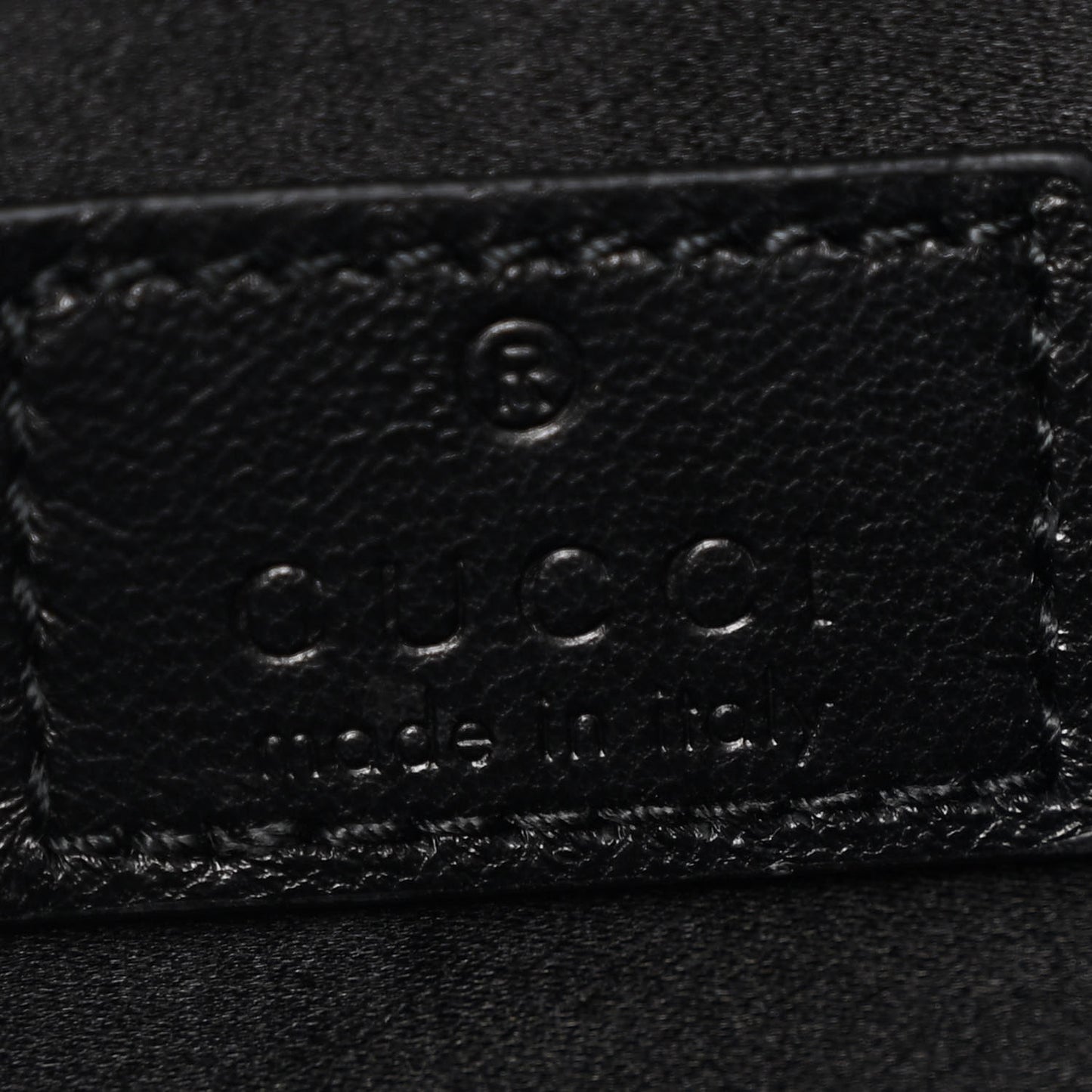 Jacquard Black Denim GG Monogram Horsebit Slim Small Shoulder Bag Black Grey