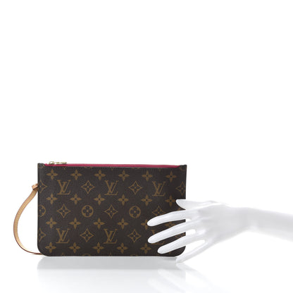 Louis Vuitton Monogram Neverfull MM GM Pochette Pivoine 2 of 8