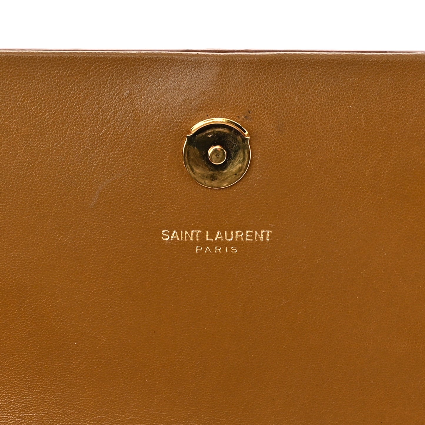 Suede Small Classic Monogram Kate Tassel Satchel Light Ochre