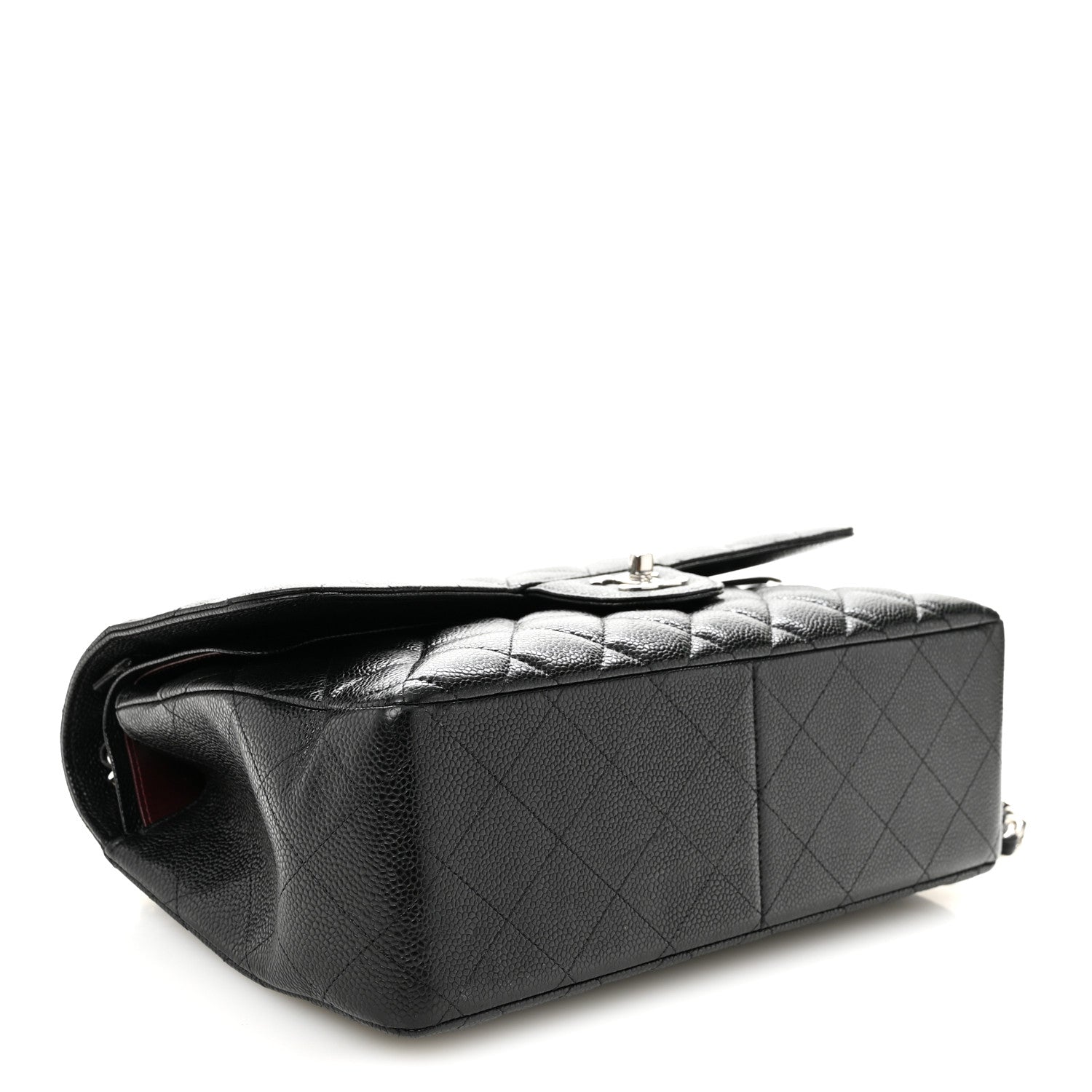 Chanel Caviar Quilted Jumbo Double Flap Black 4 of 10