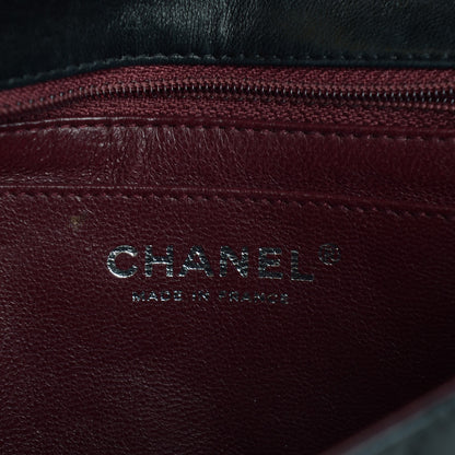Chanel Lambskin Quilted Mini Square Flap Black 6 of 8