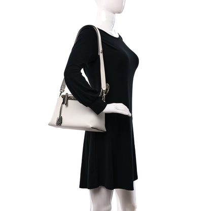 Fendi Vitello Dolce Elaphe Medium By The Way Boston Bag White Ice Multicolor 2 of 14