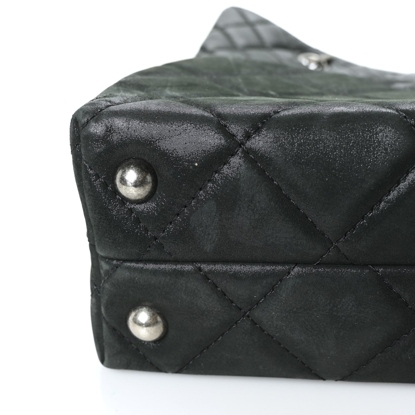 Iridescent Calfskin Quilted Reissue 2.55 Tote Black