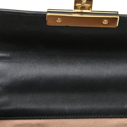 Gucci GG Supreme Monogram Bees Small Padlock Shoulder Bag Black 11 of 16