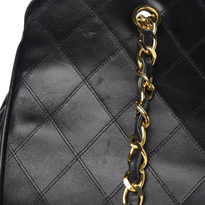 Chanel Calfskin Stitched XL Weekender Black 10 of 10
