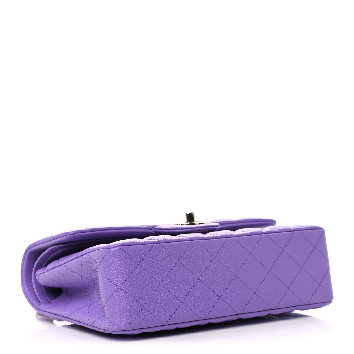 Chanel Caviar Quilted Small Double Flap Purple 4 of 11