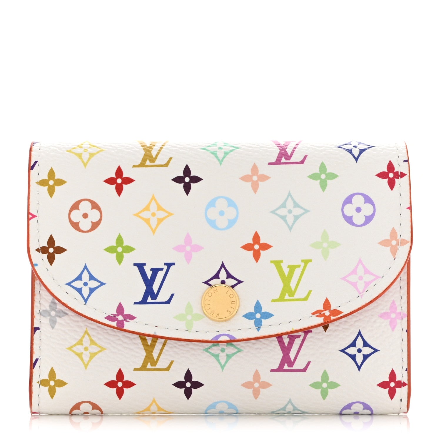 Louis Vuitton LV X TM Monogram Multicolor Rosalie Coin Purse White Kawaii Pink 1 of 8