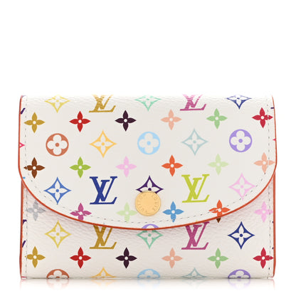 Louis Vuitton LV X TM Monogram Multicolor Rosalie Coin Purse White Kawaii Pink 1 of 8