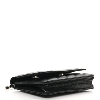 Chanel Caviar Quilted Wallet on Chain WOC Black 4 of 9