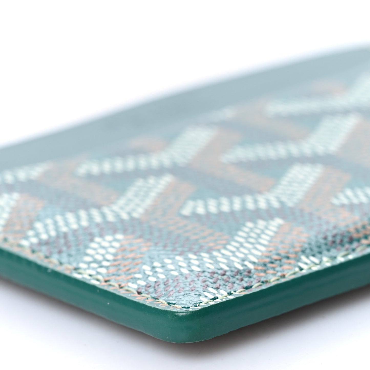 Goyardine Saint Sulpice Card Holder Green