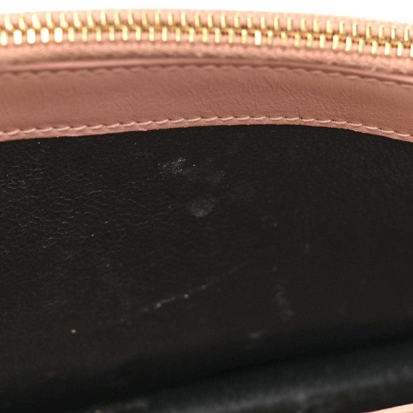 Smooth Calfskin Classic Monogram Kate Tassel Chain Wallet Pale Pink