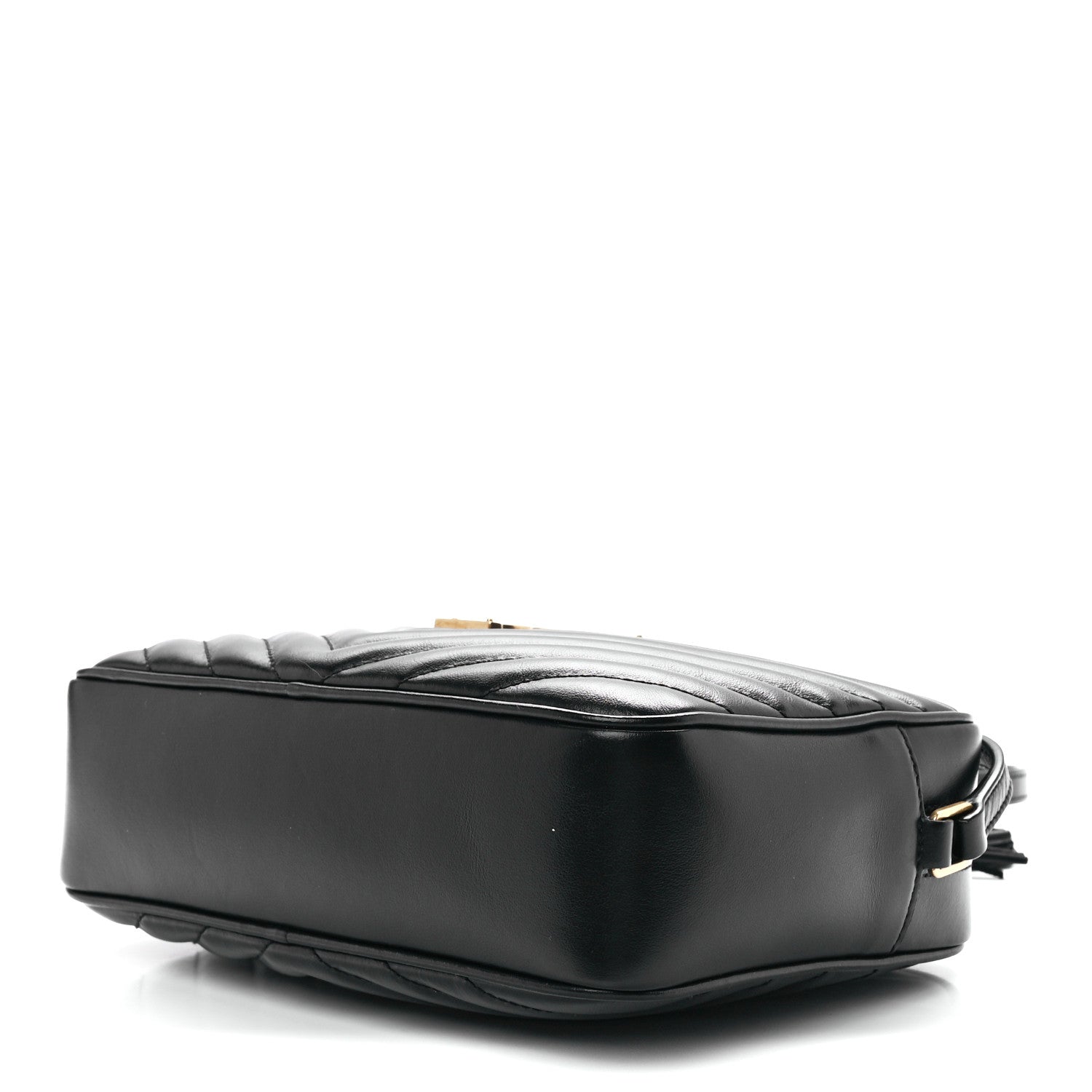 Saint Laurent Calfskin Matelasse Monogram Lou Camera Bag Black 8 of 10