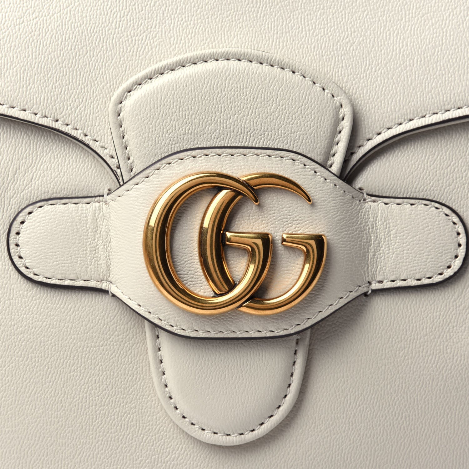 Gucci New Sakai Calfskin Lux Medium Dahlia Messenger Shoulder Bag Mystic White 4 of 4