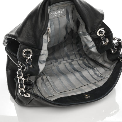 Chanel Lambskin CC Disc Accordion Flap Black 5 of 9