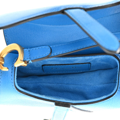 Christian Dior Micro Saddle Bag With Strap Blue 5 of 10
