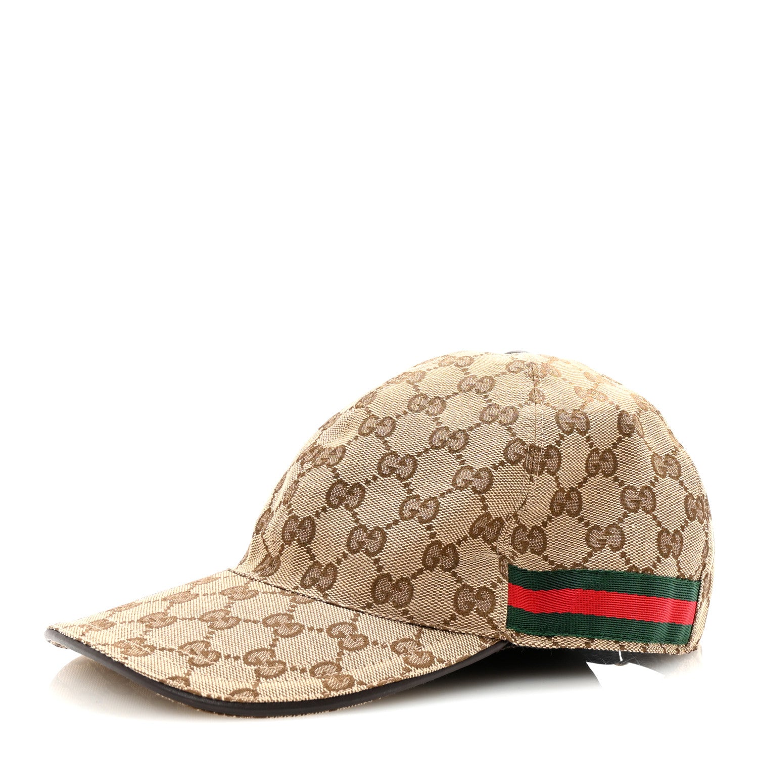 Gucci Monogram Web Baseball Hat XL Beige Cocoa 1 of 8