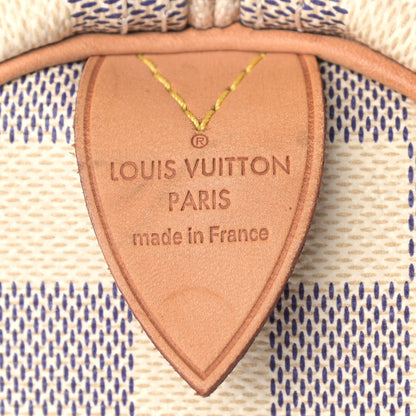 Louis Vuitton Damier Azur Speedy 30 5 of 20
