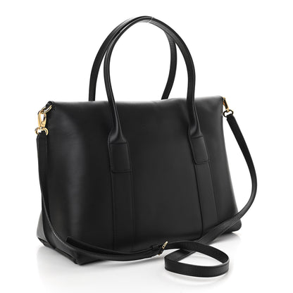 Salvatore Ferragamo Calfskin Medium Sookie Satchel Black 4 of 10