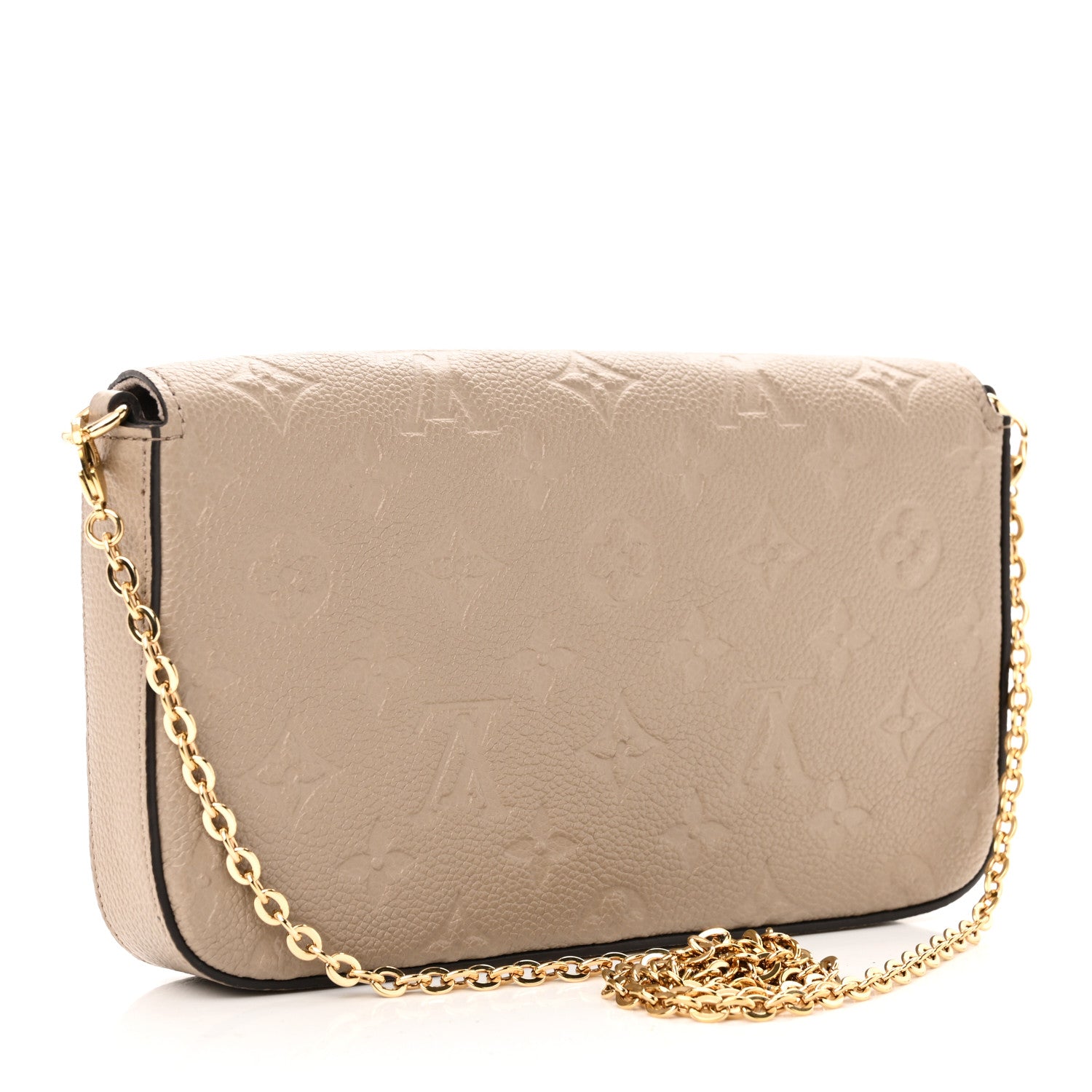 Louis Vuitton Empreinte Pochette Felicie Chain Wallet Tourterelle 4 of 10