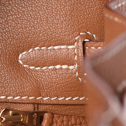 Hermes Togo Birkin 25 Gold 25 of 40