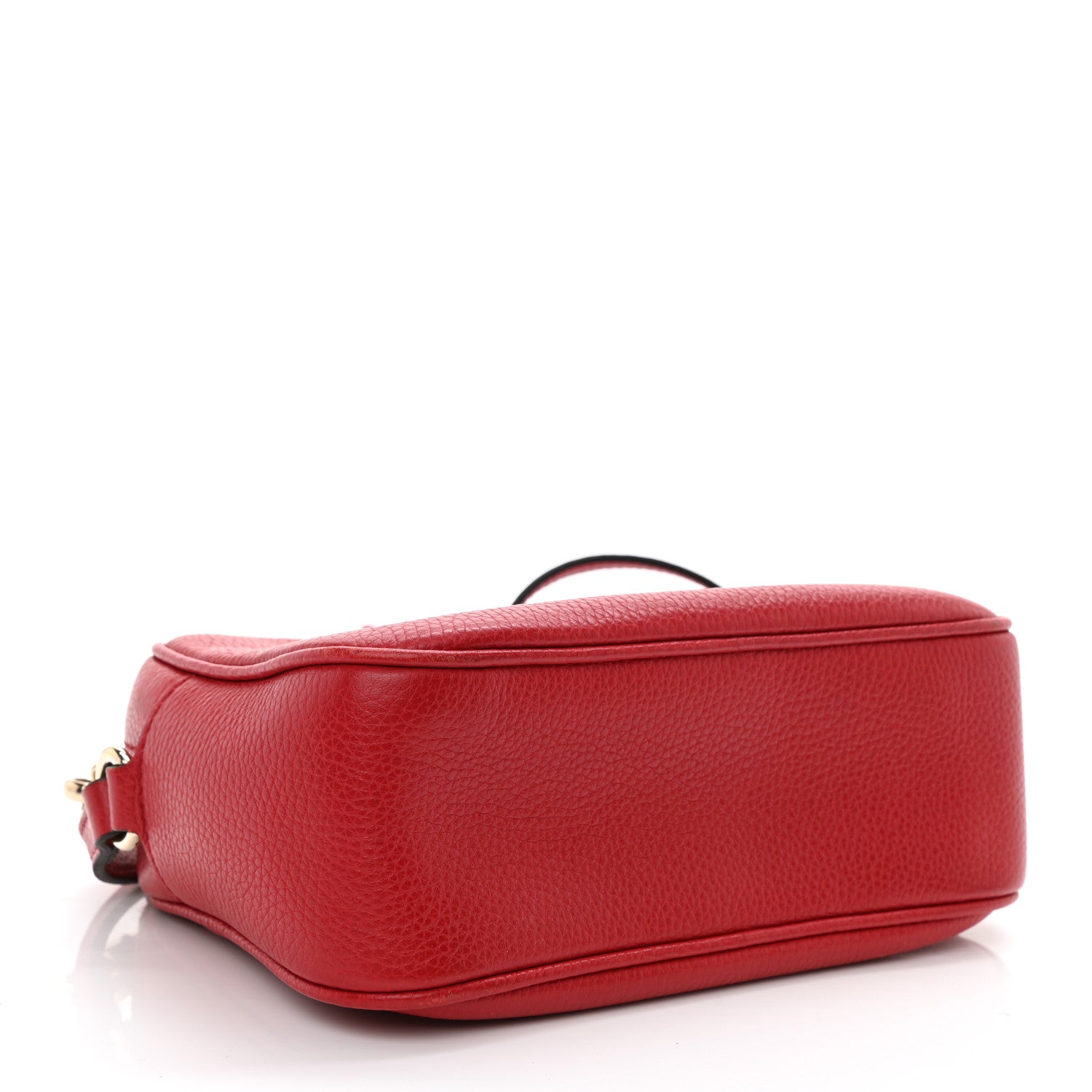 Gucci Pebbled Calfskin Small Soho Disco Bag Tabasco Red 4 of 10