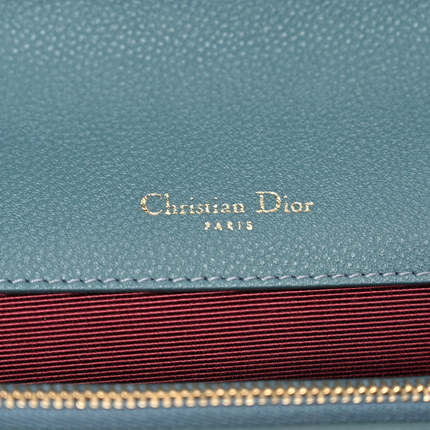 Grained Calfskin Diorama Satchel Agave Green