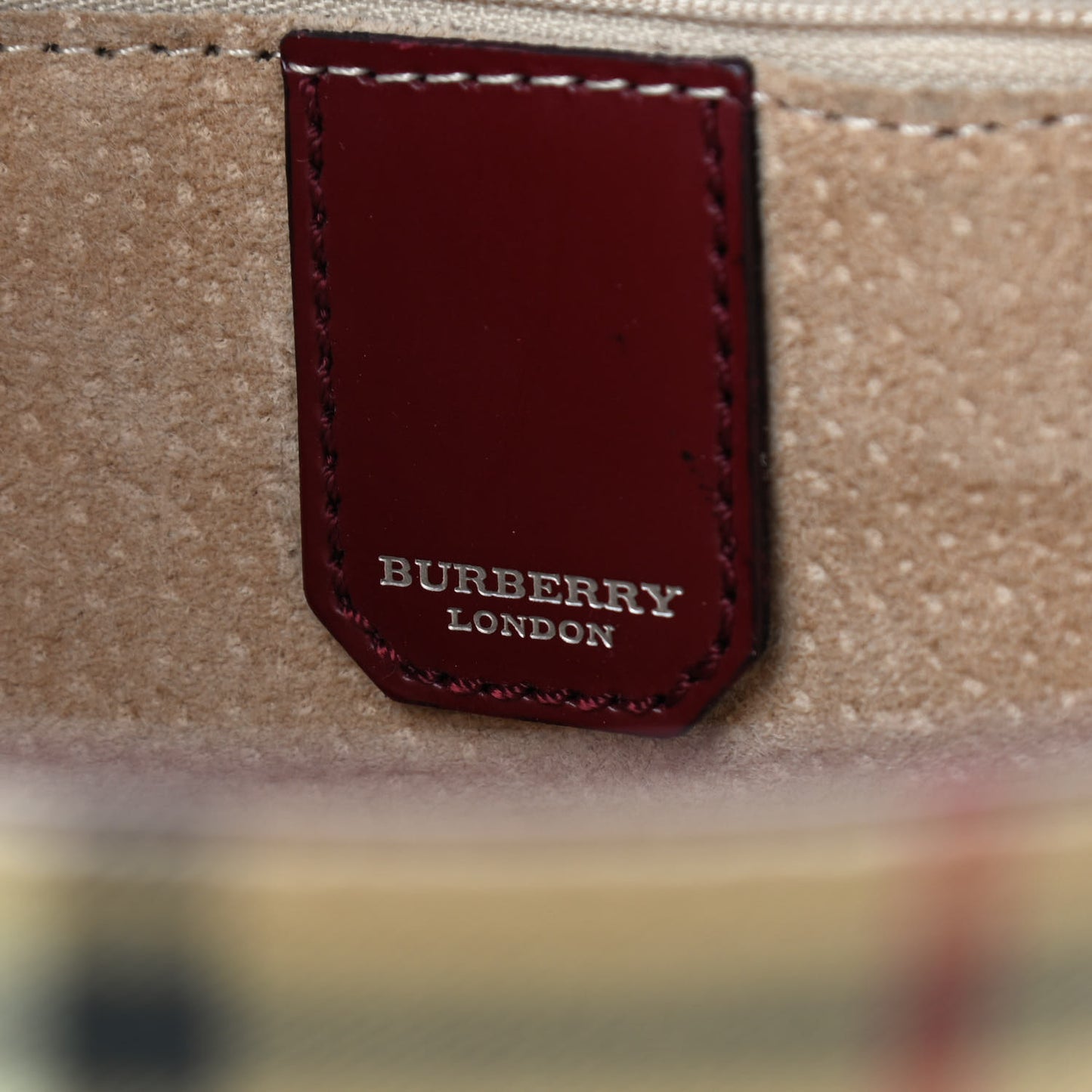 Haymarket Check Medium Tote Red