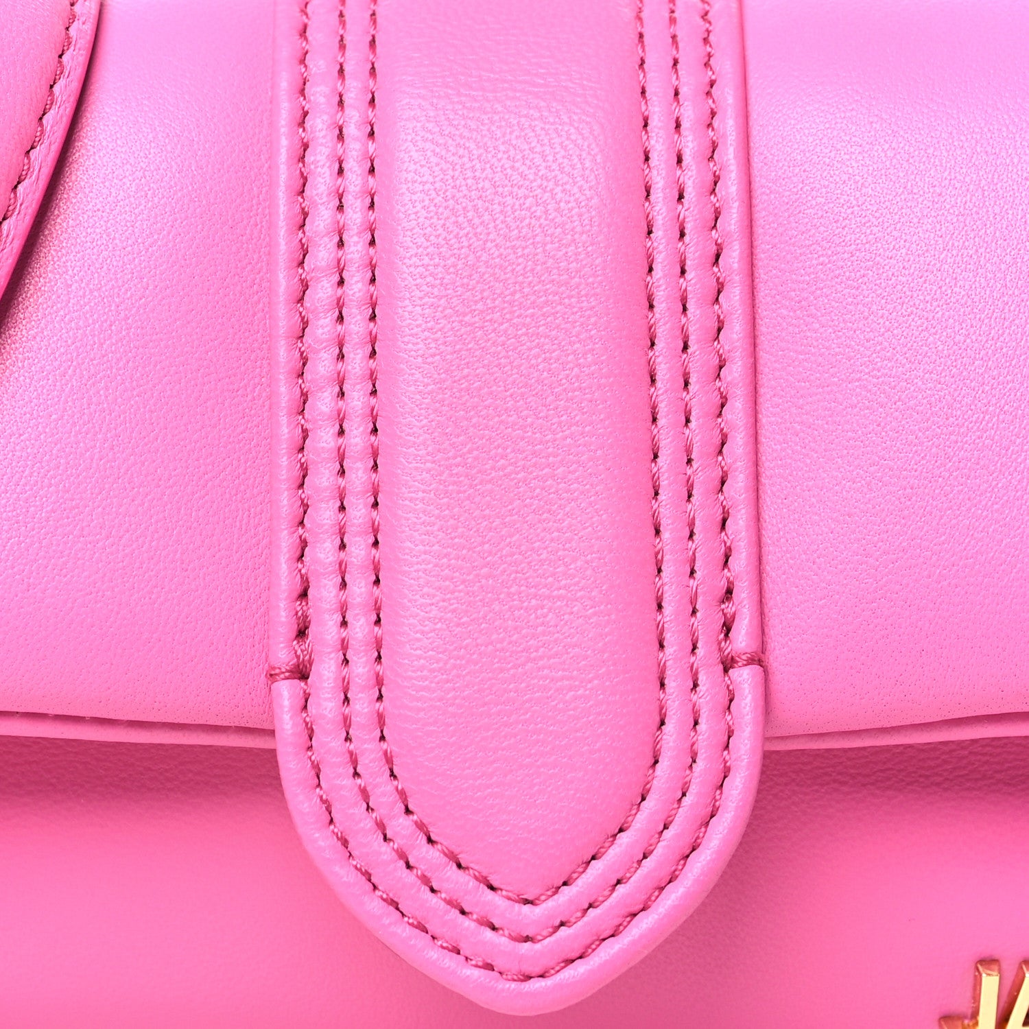 Jacquemus Padded Lambskin Le Petit Bambimou Neon Pink 7 of 9