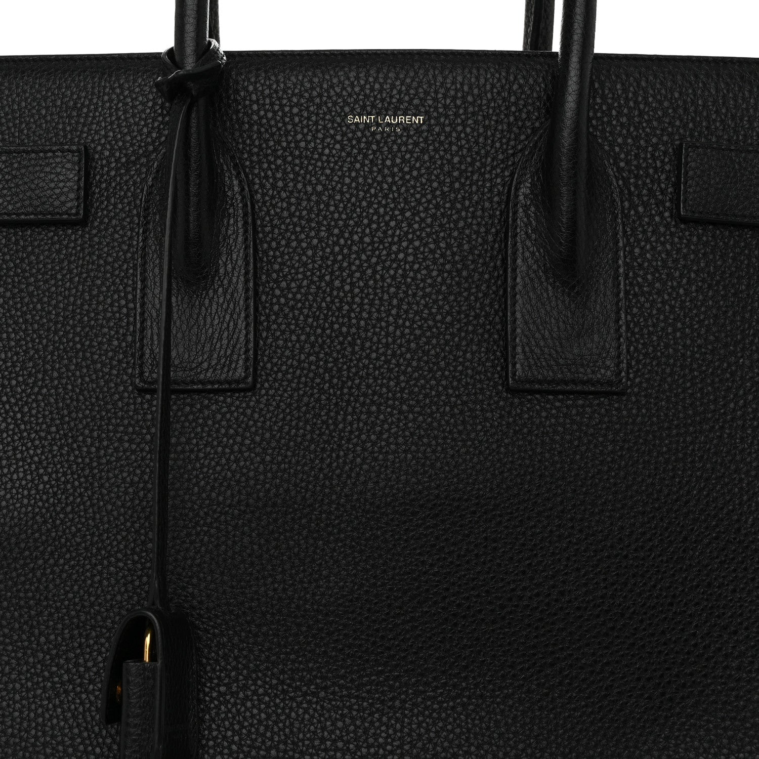 Saint Laurent Grained Calfskin Large Sac De Jour Carryall Black 7 of 10
