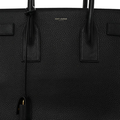 Saint Laurent Grained Calfskin Large Sac De Jour Carryall Black 7 of 10