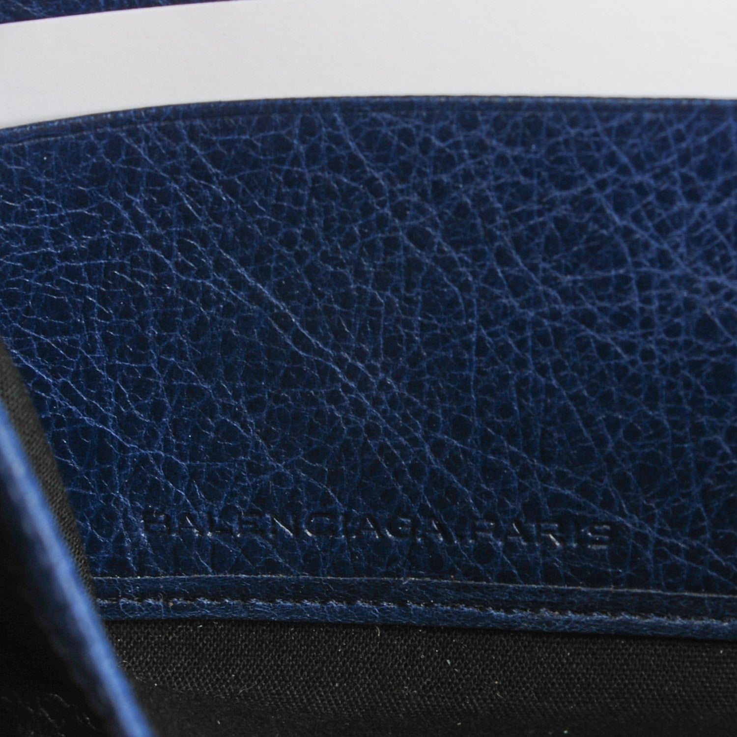 Balenciaga Agneau Giant 12 Silver Hardware Continental Zip Around Bleu Mineral 6 of 8