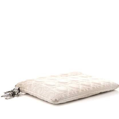 Christian Dior Coated Canvas Cannage Panarea Pouch White 4 of 18