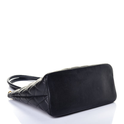 Chanel Caviar Quilted Medallion Tote Black 4 of 8