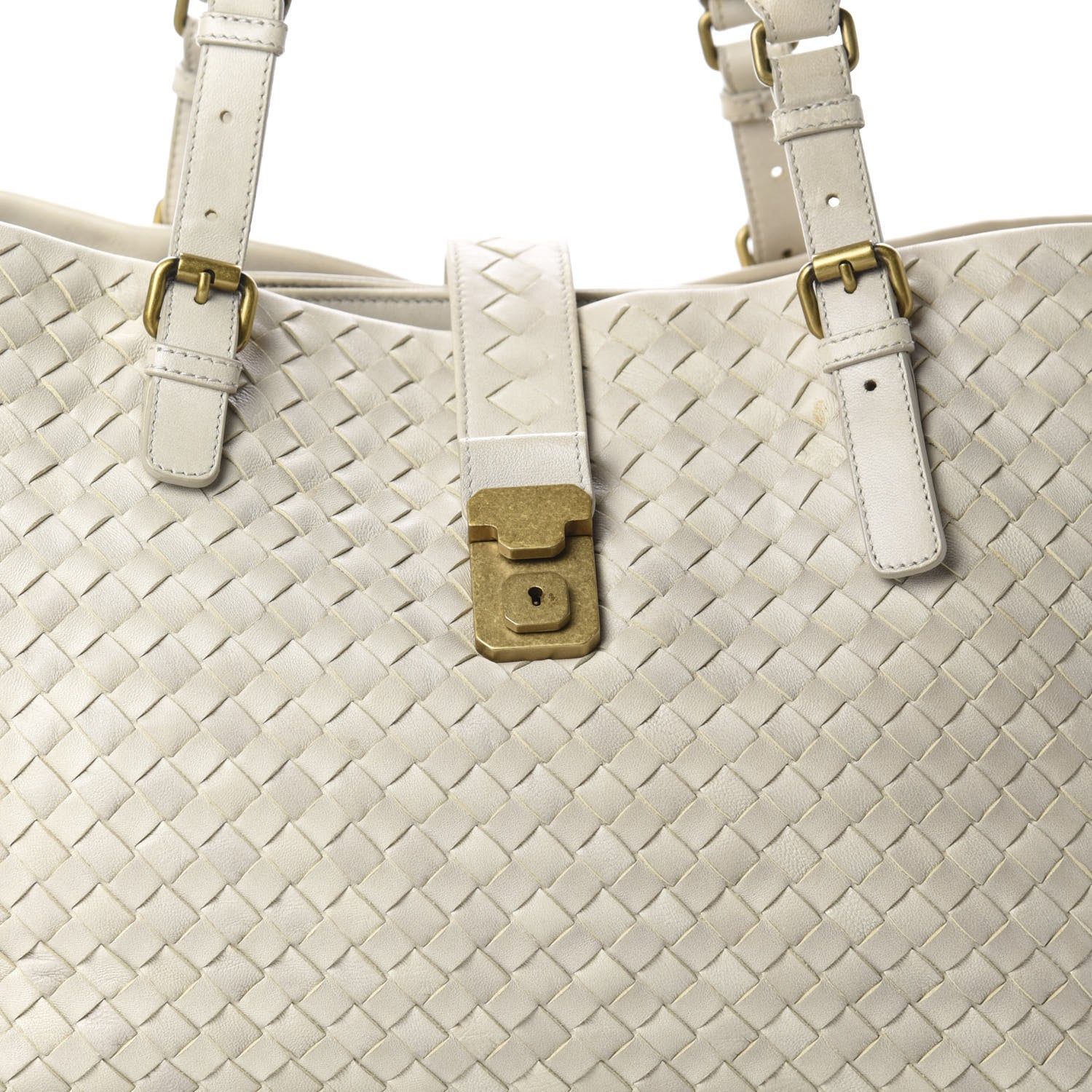 Bottega Veneta Nappa Intrecciato Medium Roma Tote Marmo 12 of 12