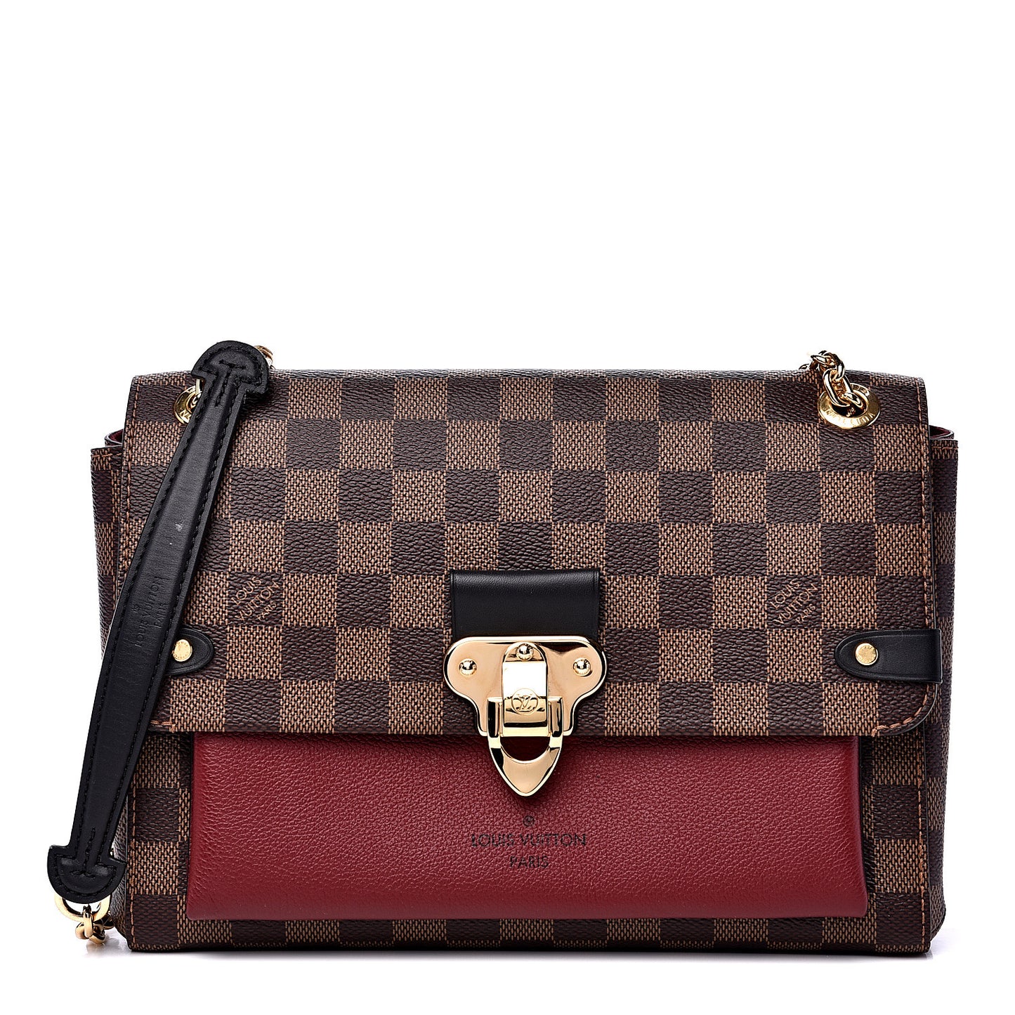 Damier Ebene Vavin PM Bordeaux