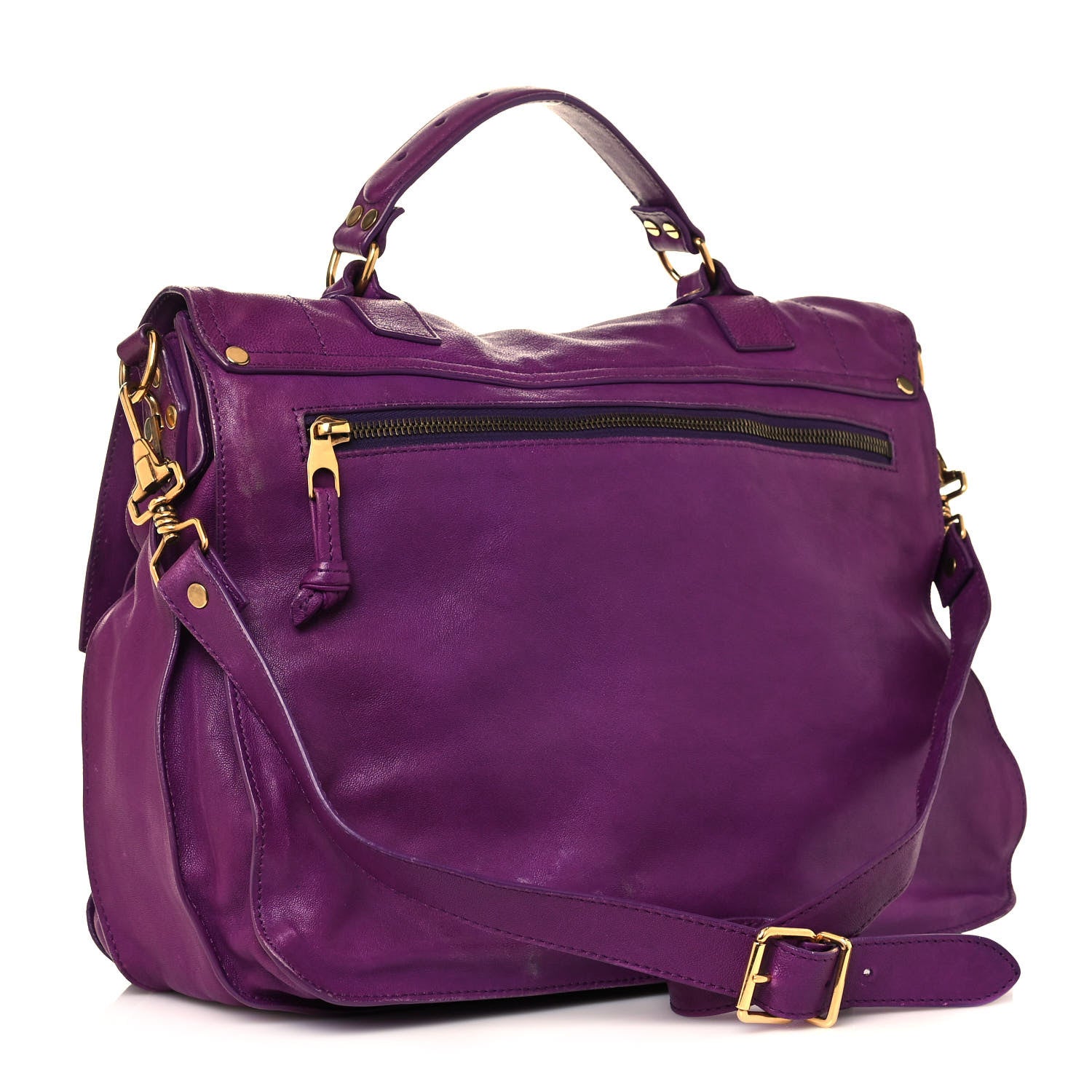 Proenza Schouler Lambskin Medium PS1 Satchel Veruca Salt 2 of 28