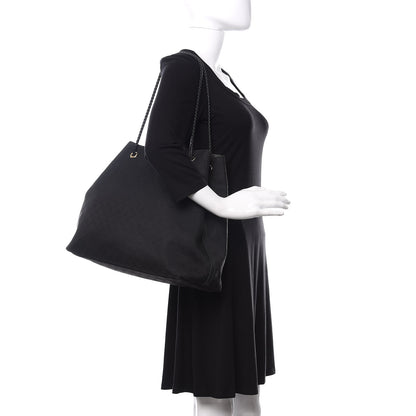 Gucci Nylon Monogram Gifford Tote Black 2 of 10