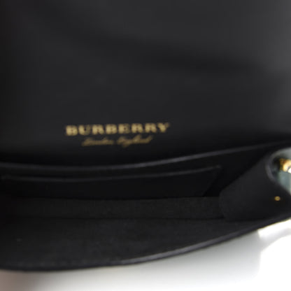 Burberry House Check Python Grainy Calfskin Embossed Mini Buckle Phone Bag Pink 5 of 9
